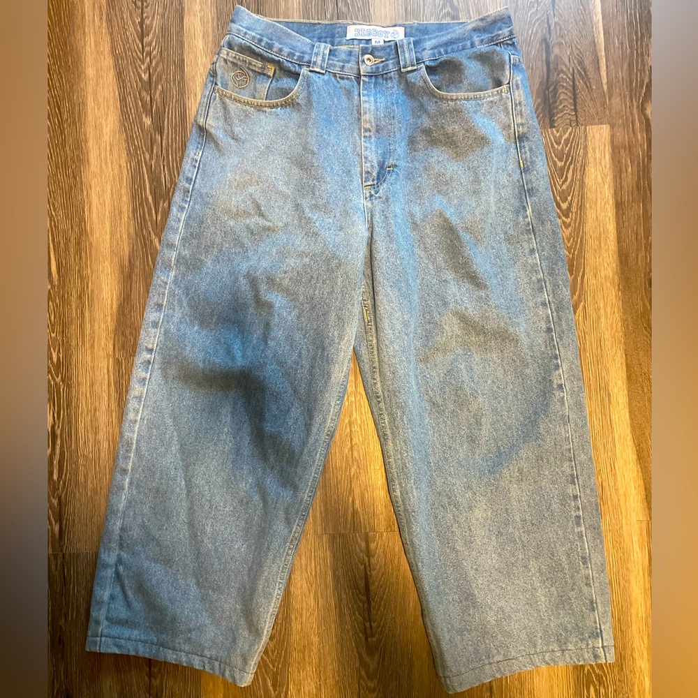 Polar Big Boy New Logo Blue Baggy Jeans Medium